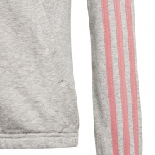 adidas Hoodie Fullzip Classic grey/pink Girls